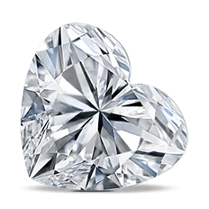 0.30 Carat K SI1 Heart Diamond