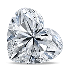 1.00 Carat J VS1 Heart Diamond