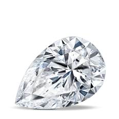 0.62 Carat D VS2 Pear Diamond