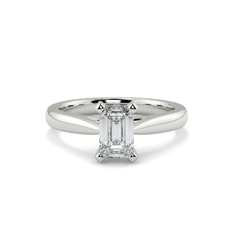 Emerald Cut Engagement Ring